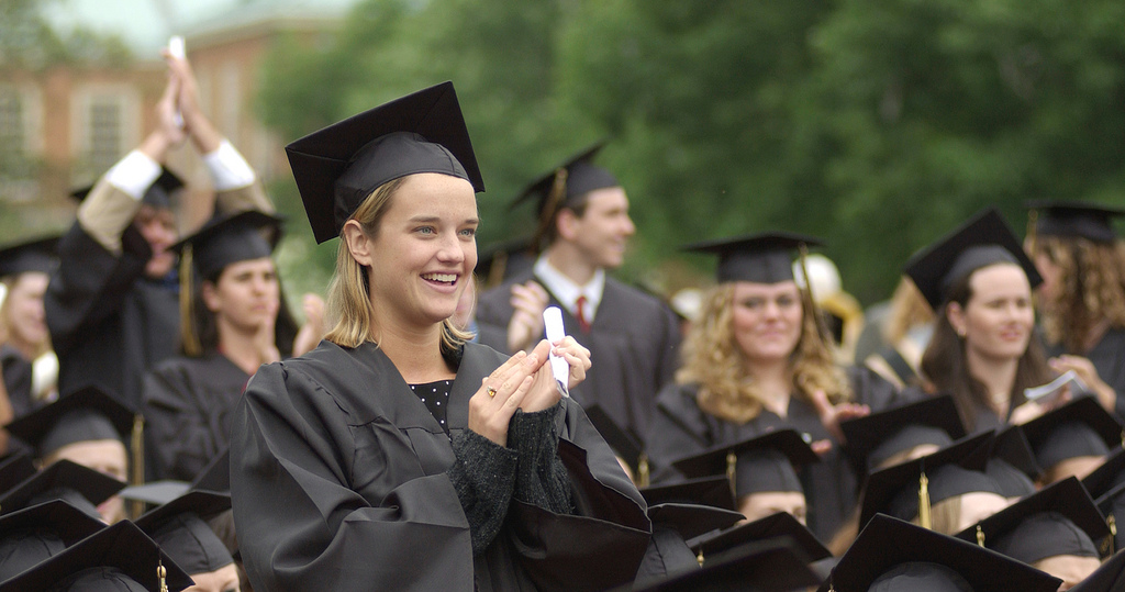 Wake Forest University commencement, Monday, May 19, 2003.