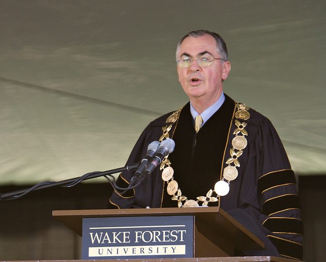 Wake Forest President Nathan O. Hatch