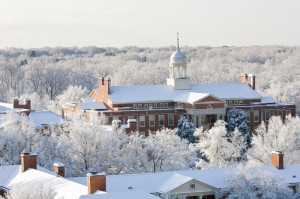 Snow on campus