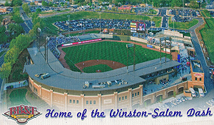 Winston-Salem Dash park from the air