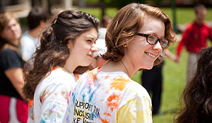 Students gather for a 'Stand For Solidarity.'