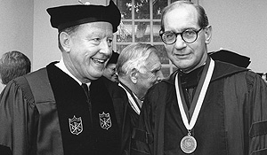 John Medlin Jr. (left) and Thomas K. Hearn Jr.