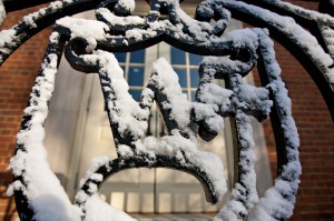 Snow on campus