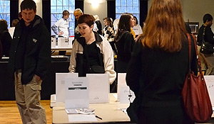 Faculty and staff at the United Way auction