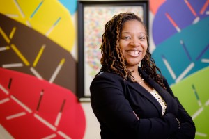 Malika Roman Isler, Wake Forest Director of Well-Being, poses in the Benson University Center on Tuesday, January 7, 2015.