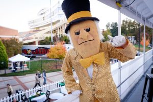 Wake Forest hosts the Unrivaled tailgate party to celebrate members of giving societies before the home football game on Friday, October 30, 2015.