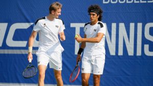 Wake Forest tennis doubles team