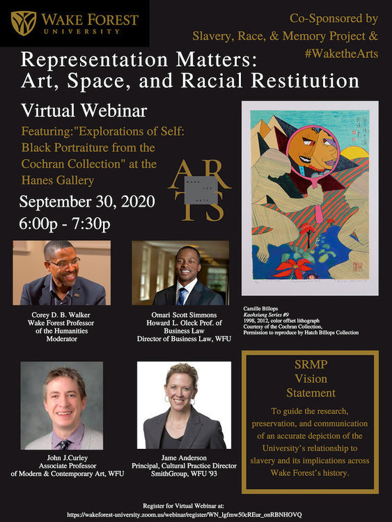 Flyer for "Representation Matters" webinar