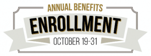 Annual Benefits Enrollment logo: October 19-31