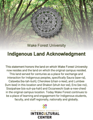 ECU Indigenous Land Acknowledgement, LWCC