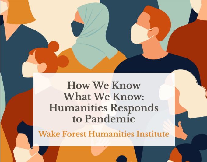 "How We Know What We Know" publication cover image; illustration of individuals wearing face masks