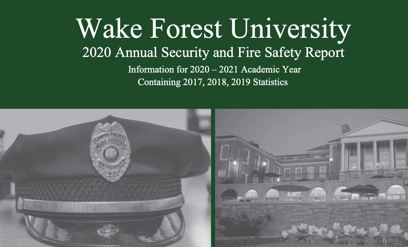 Wake Forest University Police Archives Inside WFU news for faculty