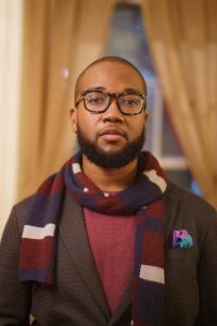 Headshot of Joshuah Brian Campbell, Wake Forest University director of music and arts at the School of Divinity and director of the University Gospel Choir