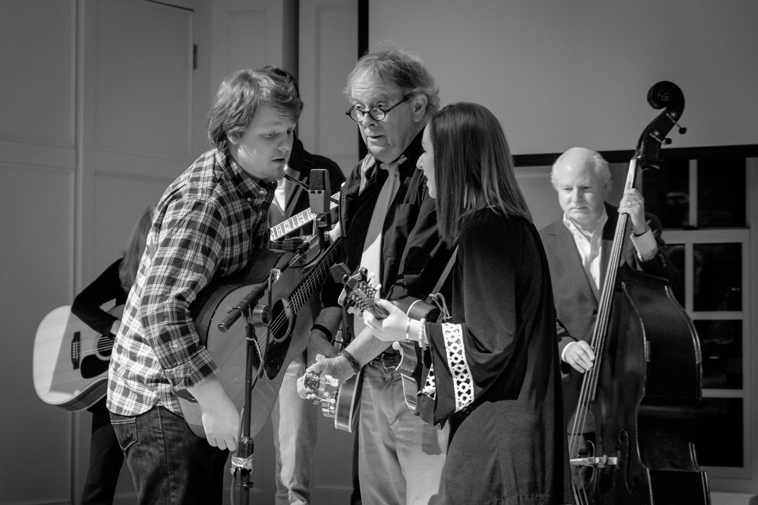 The Unbroken Circle plays a benefit concert for the Shalom Project on the WFU campus on Saturday, February 7, 2015.