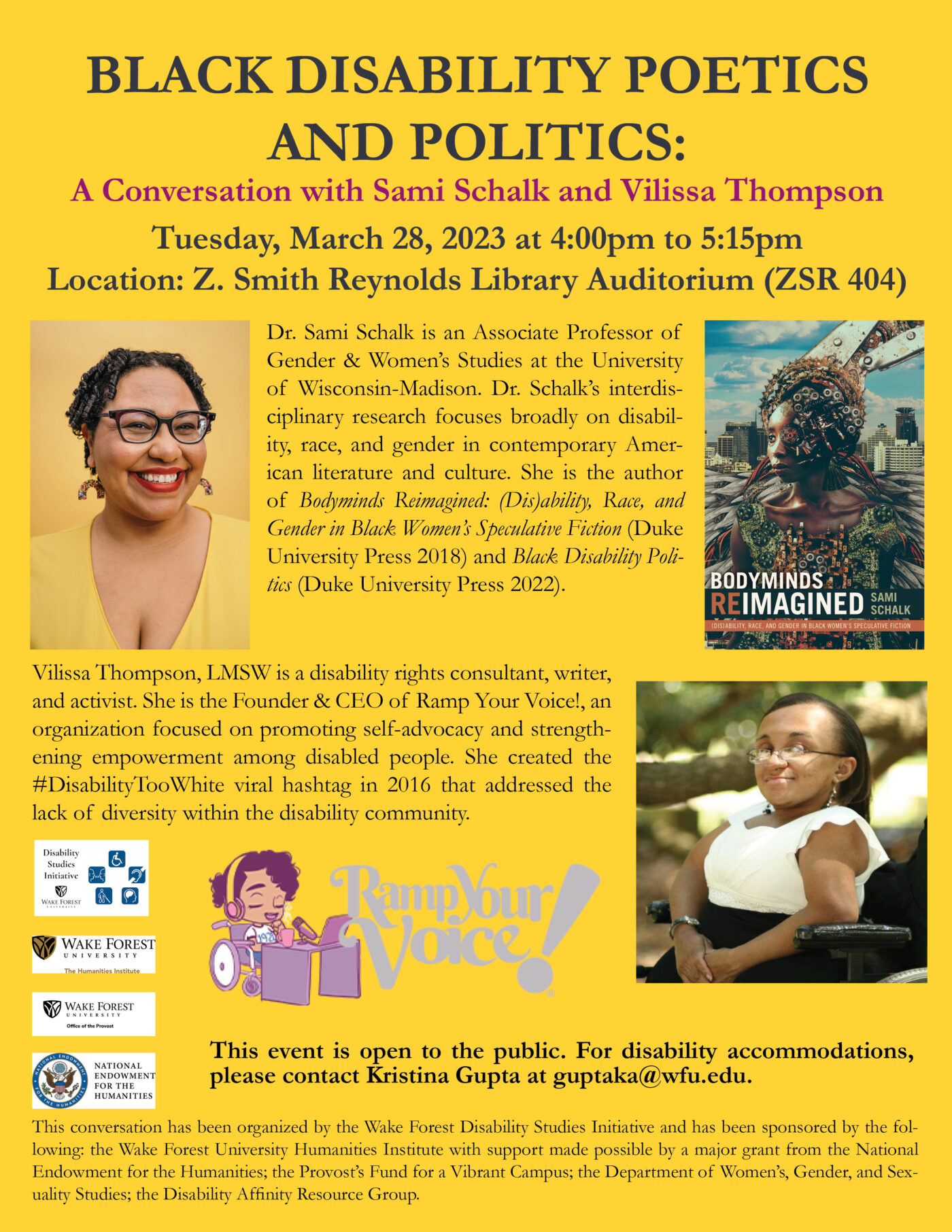 Black disability poetics and politics Inside WFU