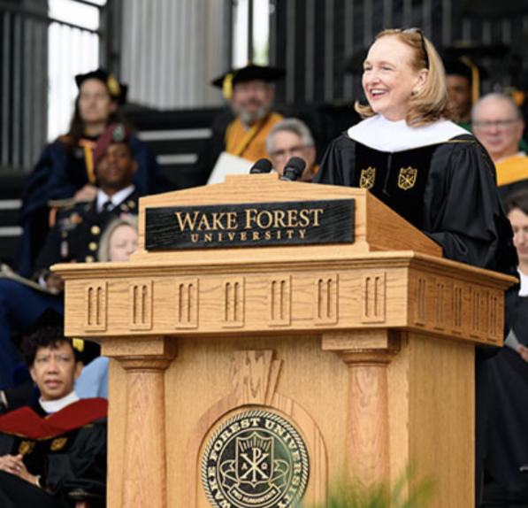 Submit your nominations for WFU’s 2024 commencement speaker Wake