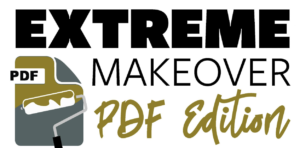 Extreme Makeover add for 4-week effort to make PDFs more accessible