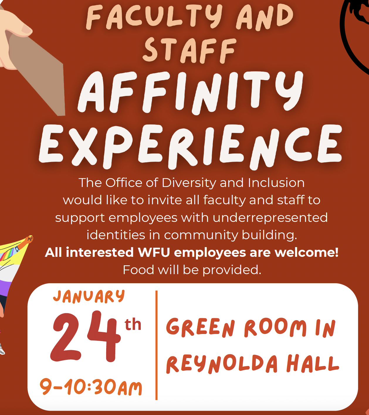 Faculty and Staff Affinity Experience scheduled for Jan. 24 Inside WFU