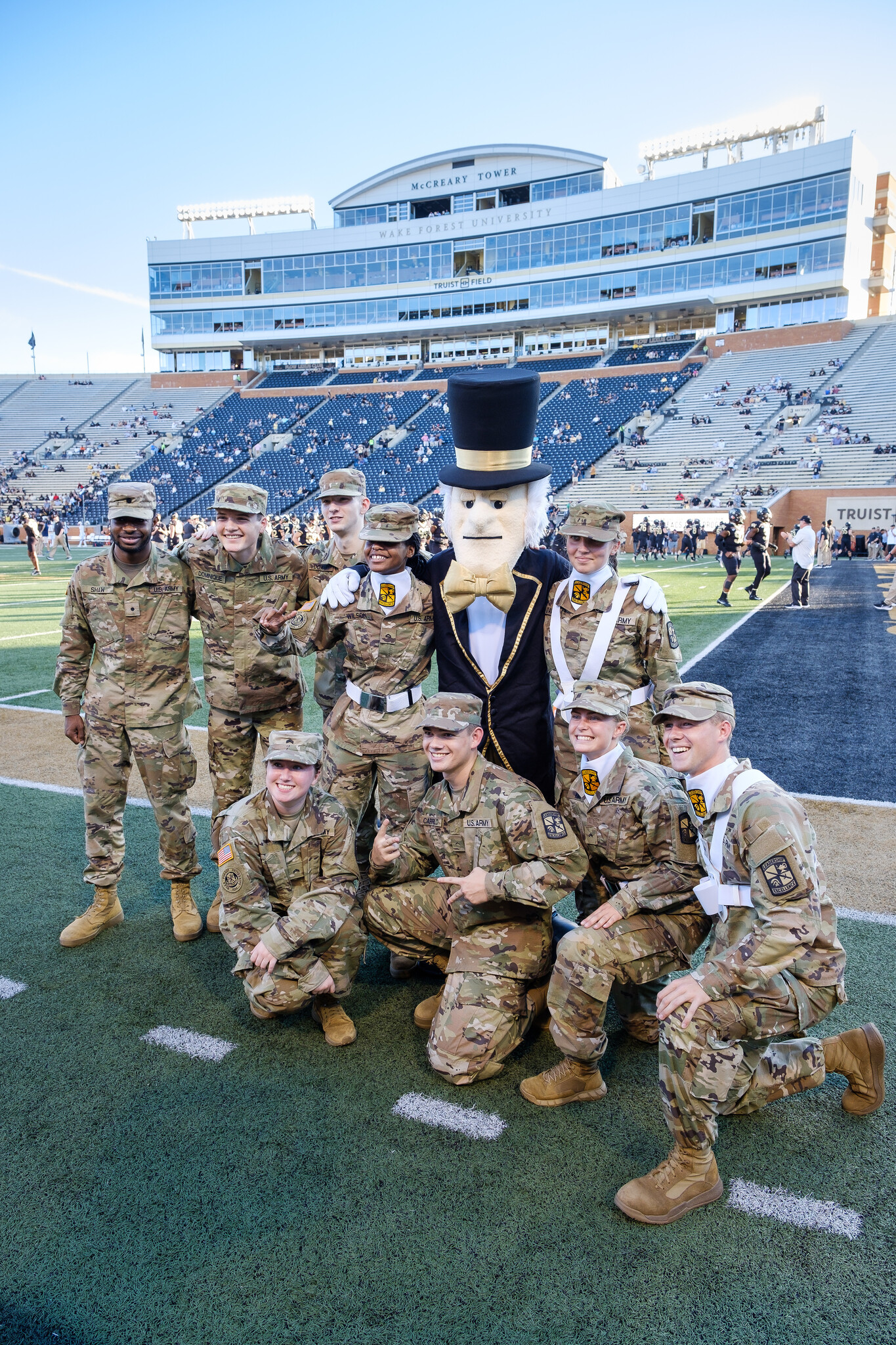 Deacon with Army ROTC