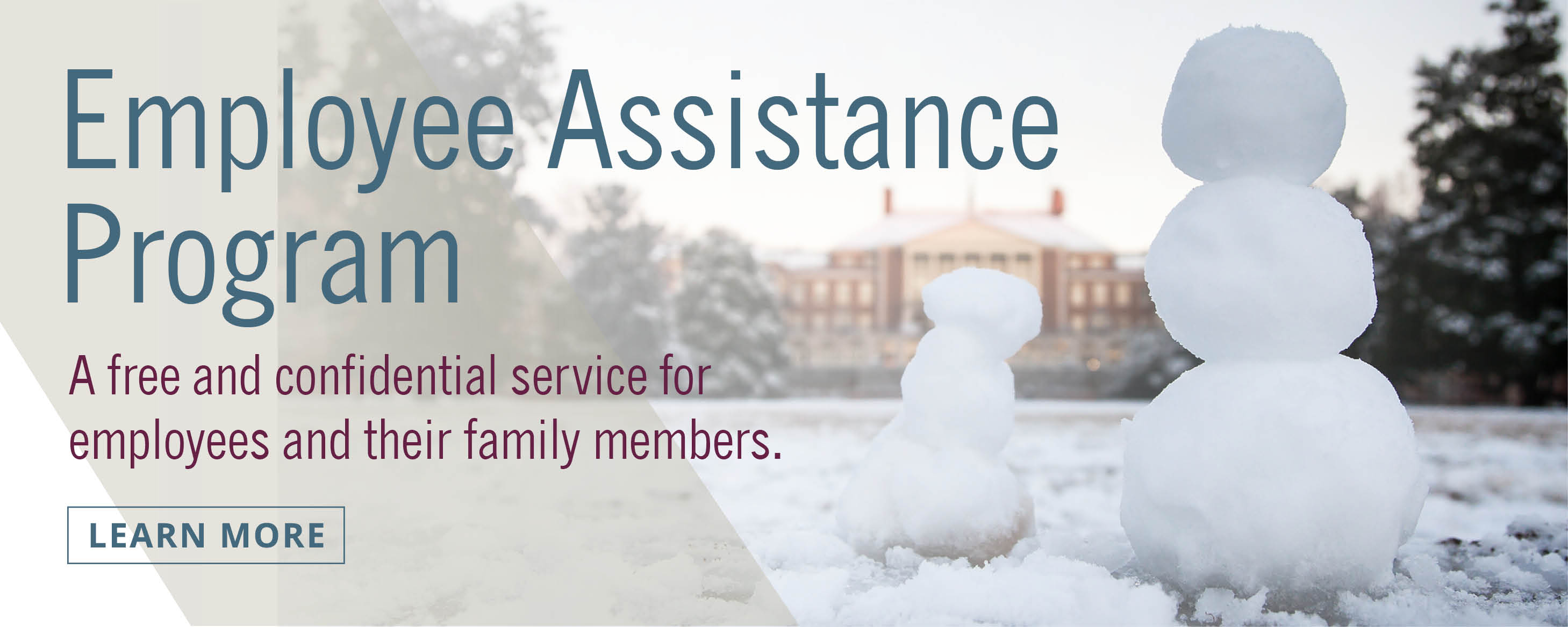 Employee Assistance Program Web Banner Human Resources