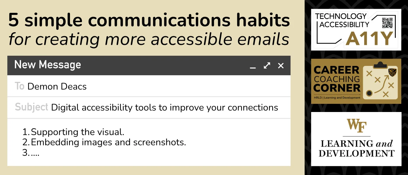 Grow your professional connections using five simple communication habits featured in the latest Career Coaching Corner blog from Learning and Development.