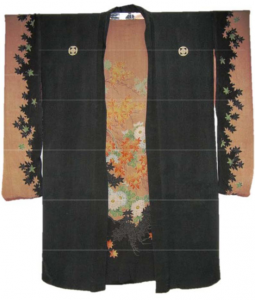 black-and-brown-kimono