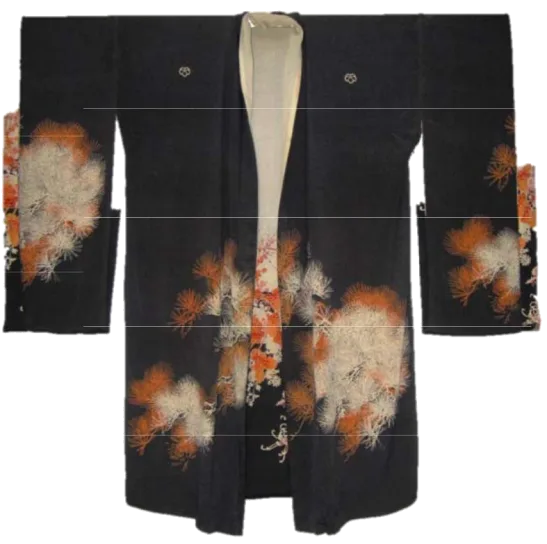 black-and-orange-color-burst-kimono