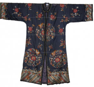 navy blue silk coat china