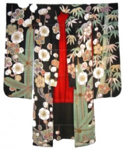 wedding-kimono-japan-red-and-green