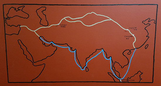 Silk Roads Map