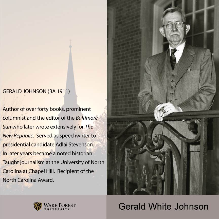 Gerald White Johnson