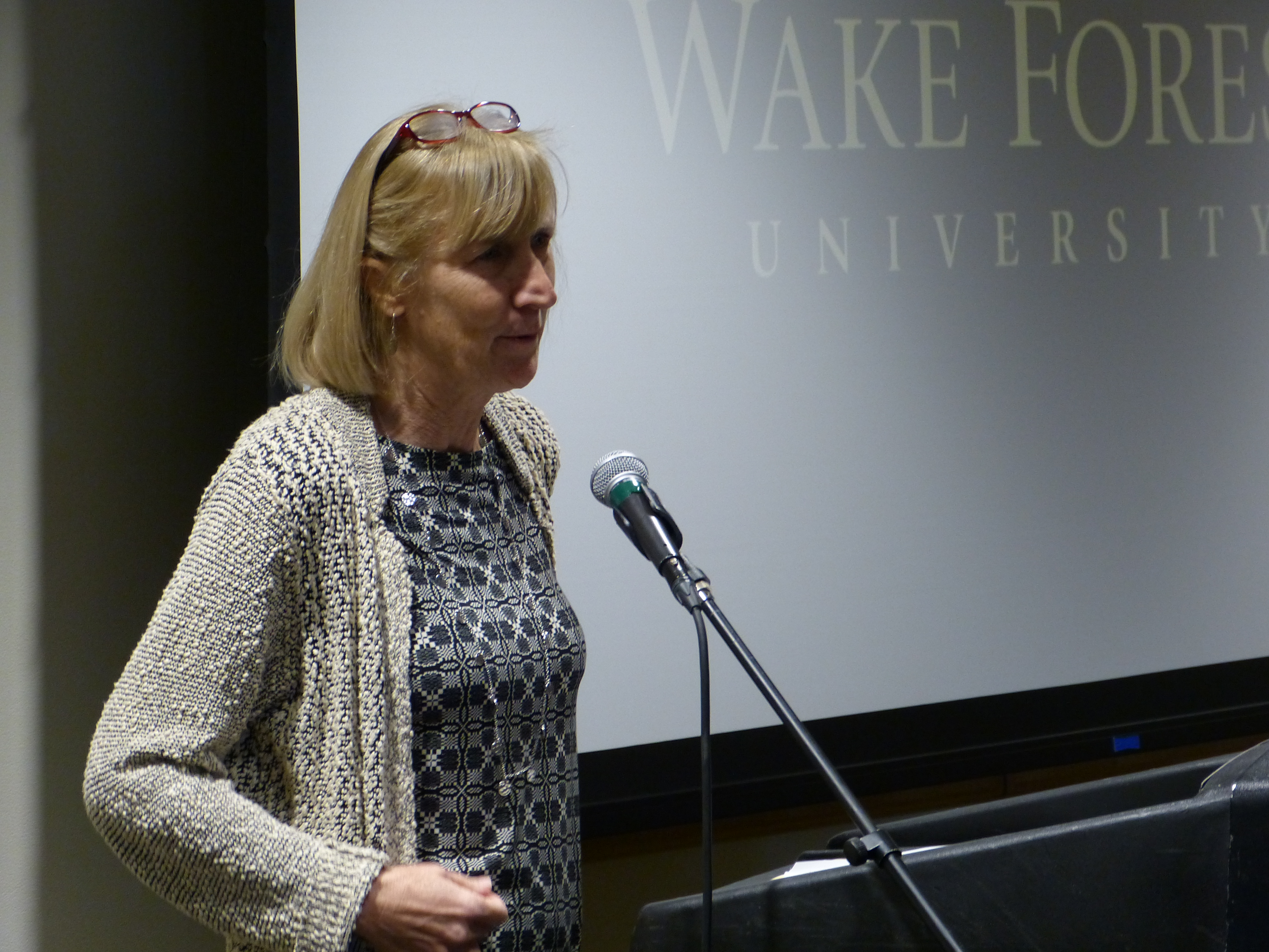 Words Awake inductee speaking